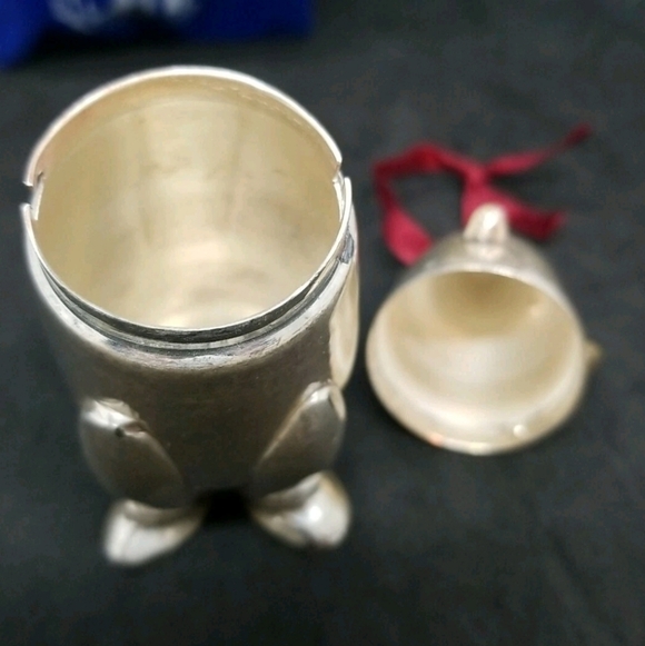 Christmas Artic Bear silverplated Ornament martini shaker/Restoration Hardware - Picture 2 of 9